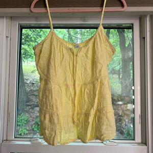 Yellow Flowy Tank Top